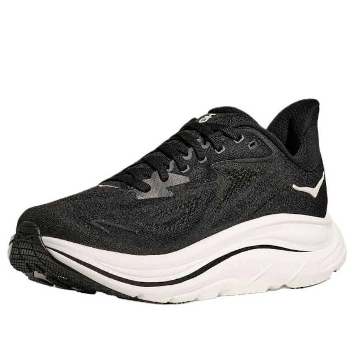 HOKA Clifton 10 Wide 'Black White'