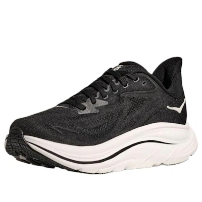 HOKA Clifton 10 Wide 'Black White'