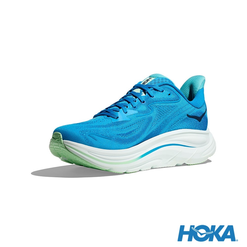 Purchase HOKA Clifton 10 Wide Sepatu Lari Jalan Pria Biru/Biru HO1162032HSK