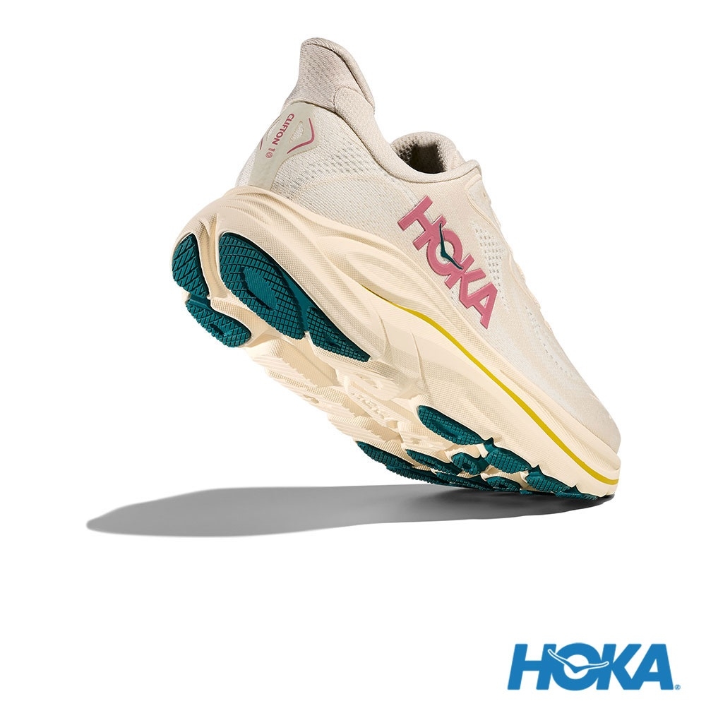 Details for Zapatillas HOKA Clifton 10 Wide para Correr Birch/Blanc de Blanc. HO1162050BHLB