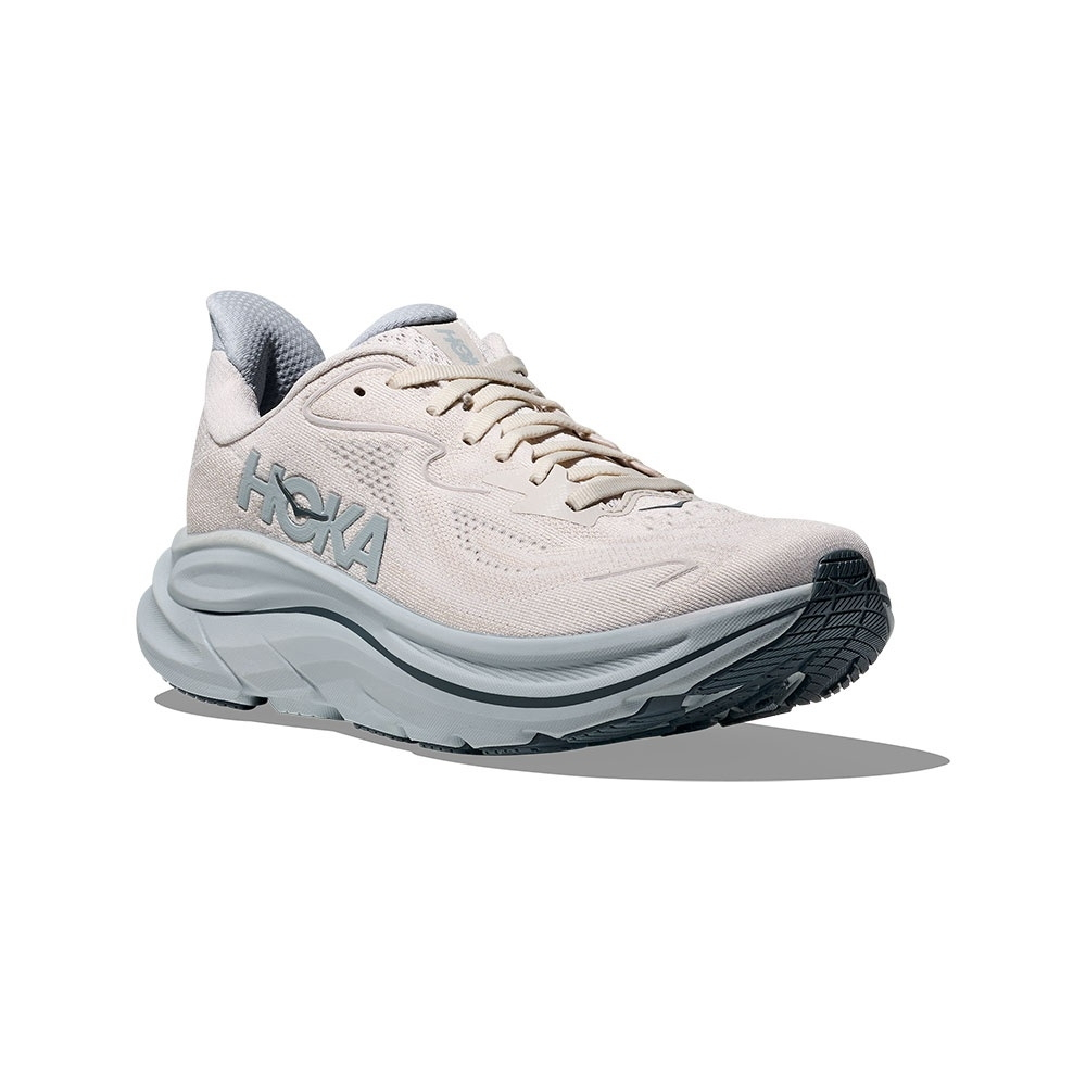 Order HOKA Clifton 10 Wide Sepatu Lari Mist Gray/Mineral Blue HO1162050GRTM
