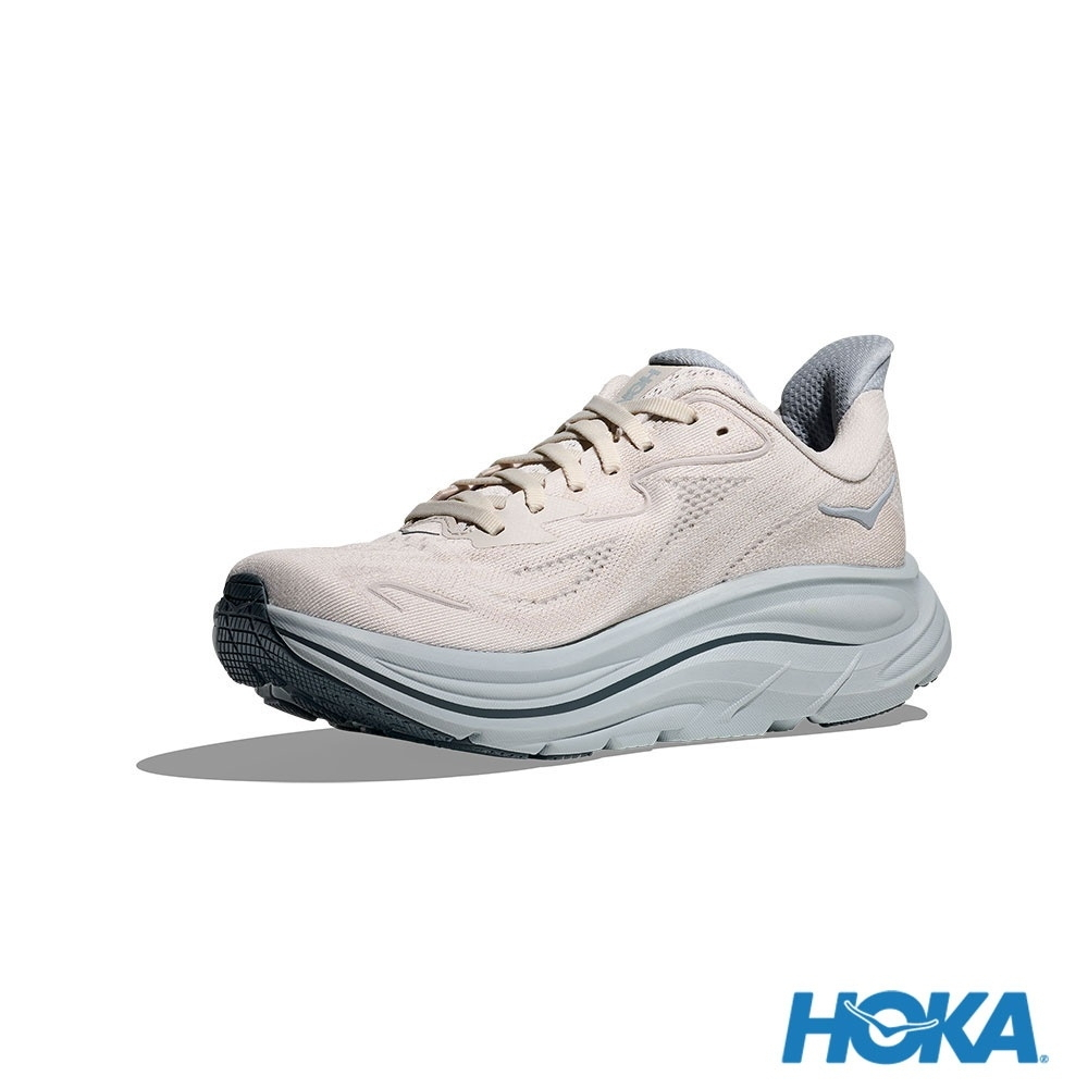 Purchase HOKA Clifton 10 Wide Sepatu Lari Mist Gray/Mineral Blue HO1162050GRTM
