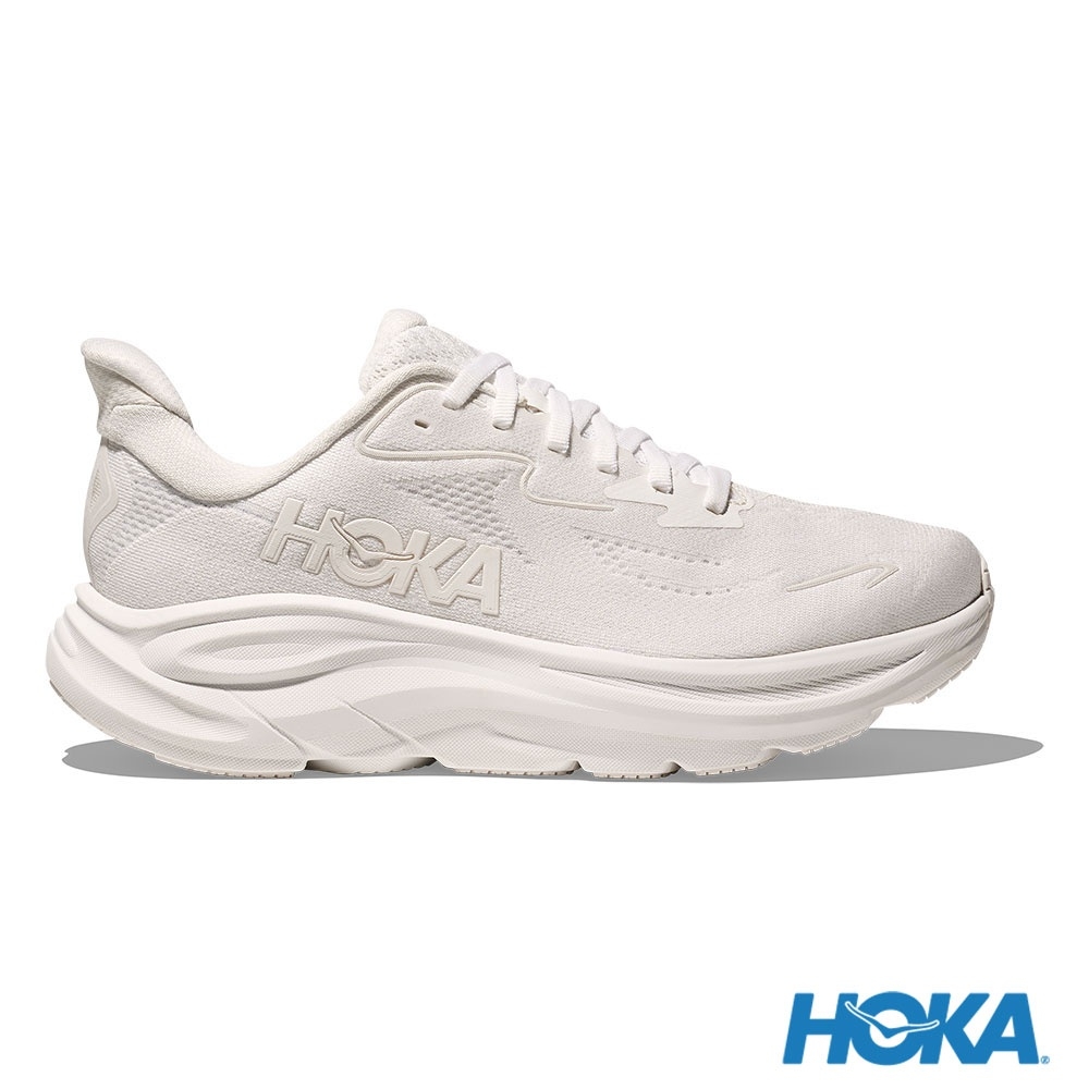 Lookbook HOKA 寬版 Clifton 10 跑鞋 白色/白色 HO1162032WWH