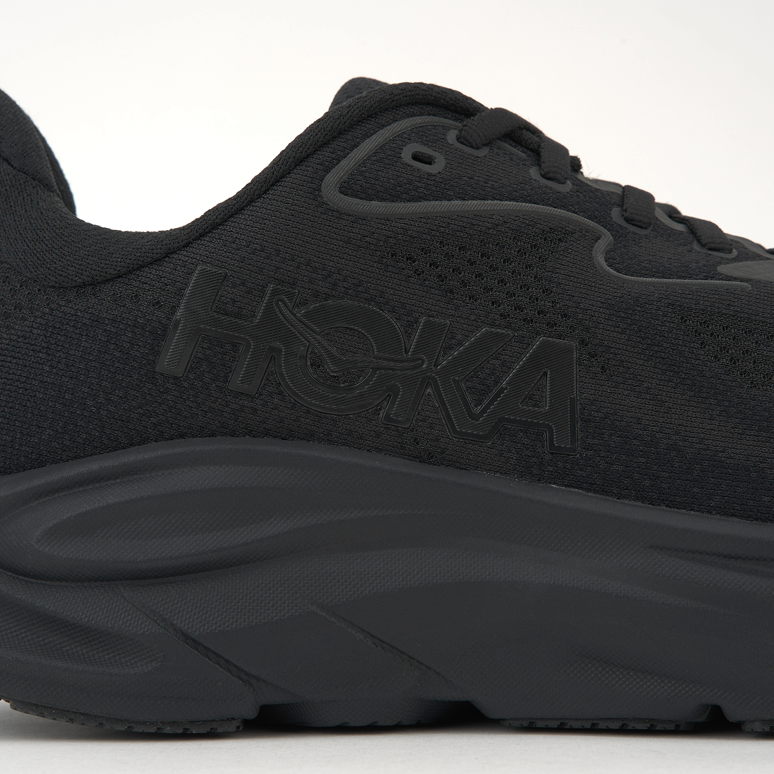 Cheap HOKA Clifton 10 Ancho 'Triple Black' 1162032-BBLC