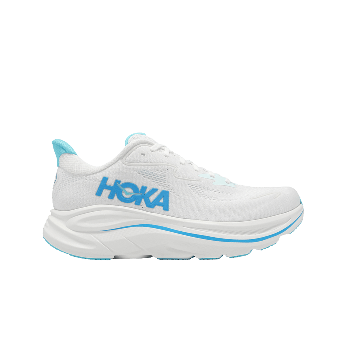 HOKA Clifton 10 Wide 'White Skyward Blue' 1162032-WKY