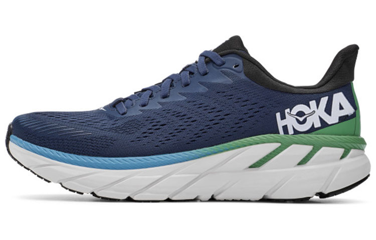 Buy HOKA Clifton 7 2E Wide 'Moonlit Ocean' Lelaki Kasut Lari. 1110534-MOAN