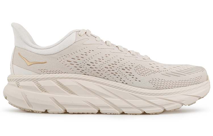 Order HOKA Clifton 7 'Almond Milk Bronze' Lelaki/Wanita Kasut Sukan 1110508-AMBN