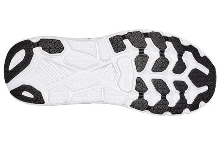 Shop HOKA ONE ONE Clifton 7 低筒 跑步鞋 男款 黑白