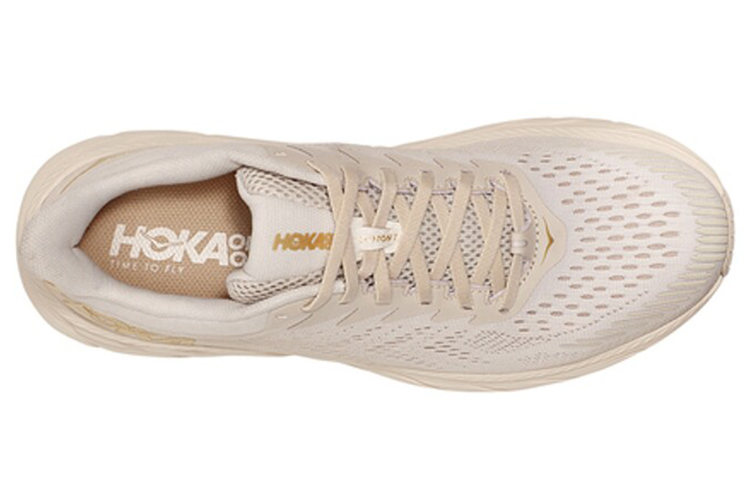 Lookbook HOKA Clifton 7 Wide ''Beige'' Sneakers 1110534-AMBN
