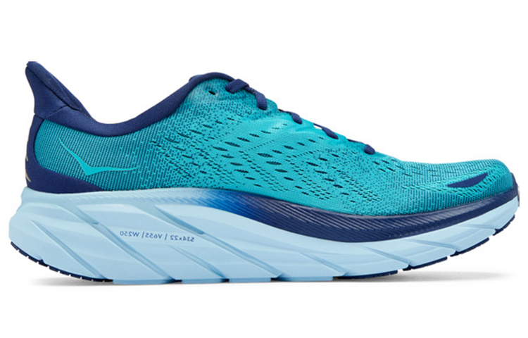 Order HOKA Clifton 8 2E Wide 'Bellwether Blue' Sneaker Pria 1121374-BBSB