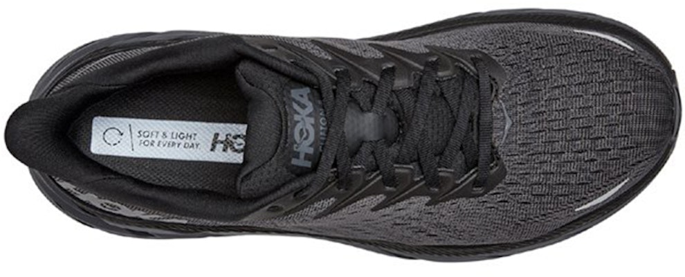 HOKA Clifton 8 2E Lebar 'Hitam' 1121374-BBLC Lookbook HOKA Clifton 8 2E Lebar 'Hitam' 1121374-BBLC