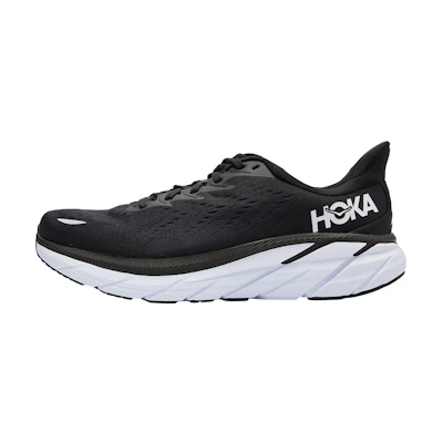 HOKA Clifton 8 2E Wide 'Black White'