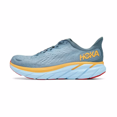 HOKA Clifton 8 2E Wide 'Goblin Blue Mountain Spring'