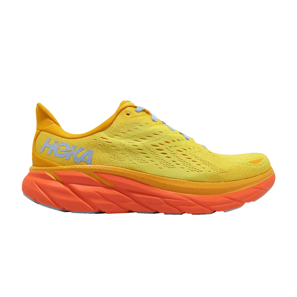 HOKA Clifton 8 2E Wide 'Radiant Yellow Maize'