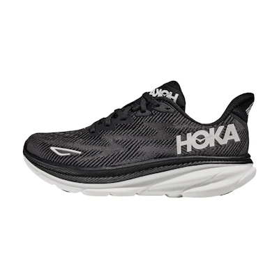 HOKA Clifton 9 2E Wide 'Black White'