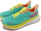 Lookbook HOKA Clifton 9 2E Wide 'Ceramic Evening Primrose' Lelaki Kasut Sukan. 1132210-CEPR