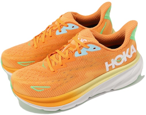 HOKA Clifton 9 2E Wide 'Solar Flare Sherbet' Lelaki Wanita Orange 2023 Terbaru 1132210-SRSH Order HOKA Clifton 9 2E Wide 'Solar Flare Sherbet' Lelaki Wanita Orange 2023 Terbaru 1132210-SRSH