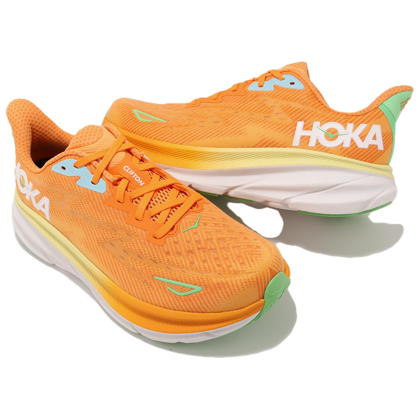Lookbook HOKA Clifton 9 2E 寬楦 'Solar Flare Sherbet' 1132210-SRSH