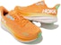 HOKA Clifton 9 2E Wide 'Solar Flare Sherbet' Lelaki Wanita Orange 2023 Terbaru 1132210-SRSH