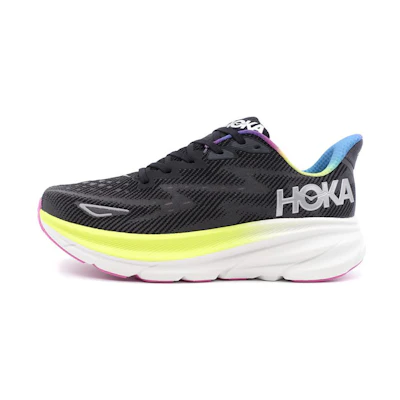 HOKA Clifton 9 'Black Rainbow'