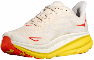 Lookbook HOKA ONE ONE Clifton 9 減震防滑耐磨 低筒 跑步鞋 米黃色