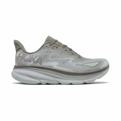 HOKA Clifton 9 'Olive Haze Mercury'