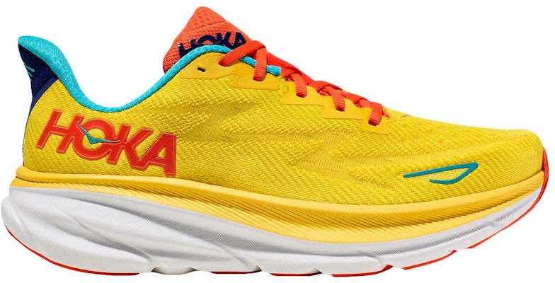 HOKA ONE ONE Clifton 9 运动耐磨透氣低幫跑步鞋 男款 黃色 Order HOKA ONE ONE Clifton 9 运动耐磨透氣低幫跑步鞋 男款 黃色