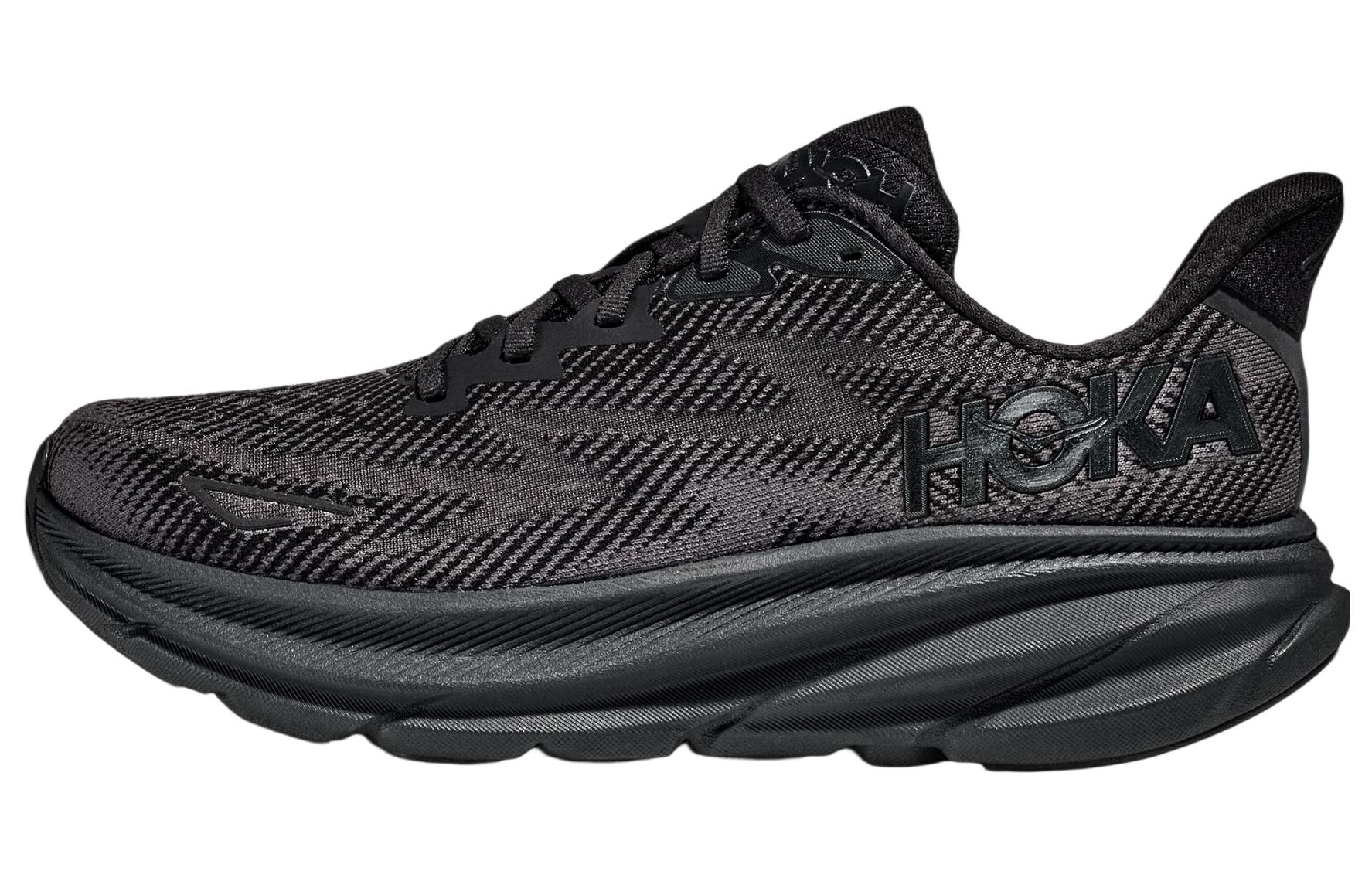 HOKA Clifton 9 Wide 'Triple Black' 1132210-BBLC