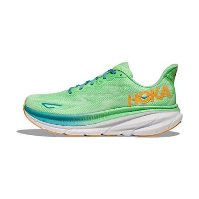 HOKA Clifton 9 Wide 'Zest Lime Glow'