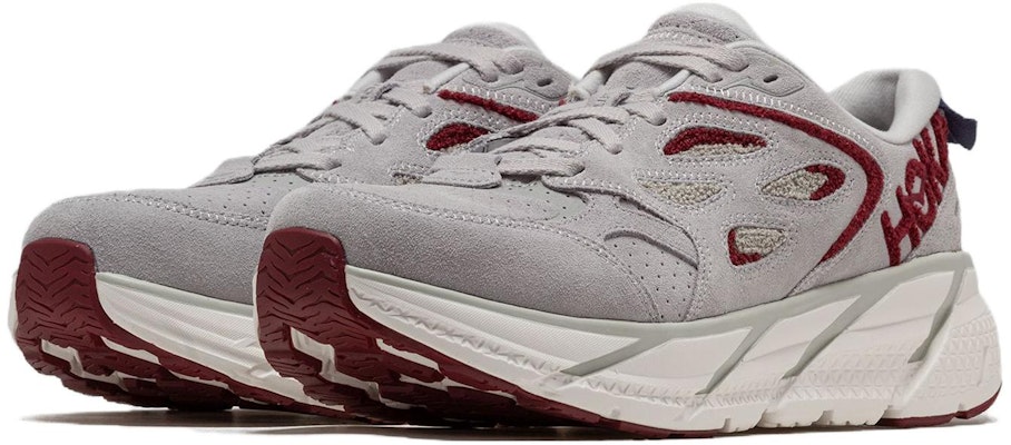 HOKA Clifton L 刺绣款 '月岩酒红' 1126854-LRCB Lookbook HOKA Clifton L 刺绣款 '月岩酒红' 1126854-LRCB