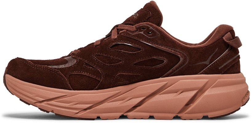 HOKA ONE ONE Clifton L 絨面革耐磨防滑低幫跑步鞋 男女同款 棕色 Lookbook HOKA ONE ONE Clifton L 絨面革耐磨防滑低幫跑步鞋 男女同款 棕色