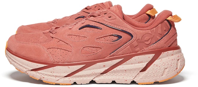 HOKA Clifton L Suede 'Earthenware Hot Sauce' Sepatu Lari Pria 1122571-EHSC Buy HOKA Clifton L Suede 'Earthenware Hot Sauce' Sepatu Lari Pria 1122571-EHSC