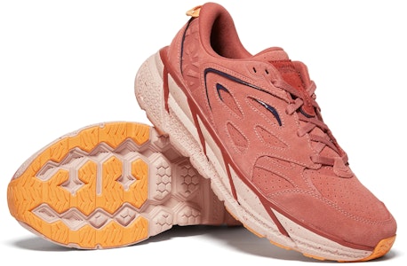 HOKA Clifton L Suede 'Earthenware Hot Sauce' Sepatu Lari Pria 1122571-EHSC Purchase HOKA Clifton L Suede 'Earthenware Hot Sauce' Sepatu Lari Pria 1122571-EHSC