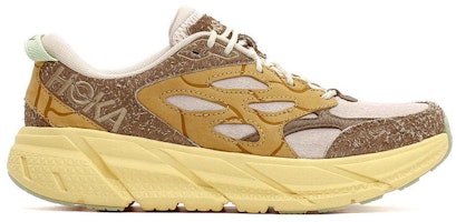 HOKA ONE ONE Clifton L 絨面皮TP 舒適百搭耐磨透氣 低筒 休閒跑步鞋 男款 棕黃 Order HOKA ONE ONE Clifton L 絨面皮TP 舒適百搭耐磨透氣 低筒 休閒跑步鞋 男款 棕黃