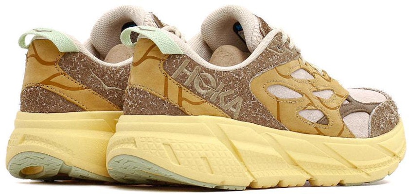 HOKA Clifton L Suede 'Elite Terrain System - Oat Milk Pollen' 1150910-OLL Shop HOKA Clifton L Suede 'Elite Terrain System - Oat Milk Pollen' 1150910-OLL