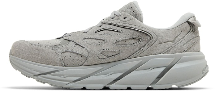HOKA Clifton L Suede 'Limestone' Batu Kapur 1122571-LLTN Lookbook HOKA Clifton L Suede 'Limestone' Batu Kapur 1122571-LLTN