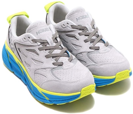 HOKA Clifton L Suede 'Lunar Rock Diva Blue' Sepatu Olahraga Pria 1122571-LRDB Lookbook HOKA Clifton L Suede 'Lunar Rock Diva Blue' Sepatu Olahraga Pria 1122571-LRDB