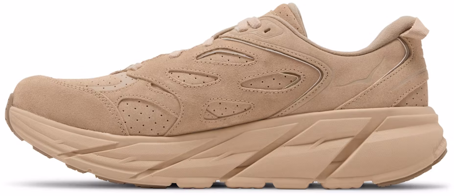 HOKA Clifton L Suede 'Shifting Sand Dune' Pasir Bertukar Kelam 1122571-SSDD Lookbook HOKA Clifton L Suede 'Shifting Sand Dune' Pasir Bertukar Kelam 1122571-SSDD
