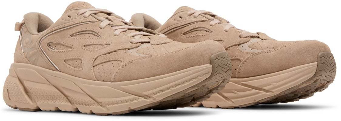 HOKA Clifton L Suede 'Shifting Sand Dune' Pasir Bertukar Kelam 1122571-SSDD Cheap HOKA Clifton L Suede 'Shifting Sand Dune' Pasir Bertukar Kelam 1122571-SSDD