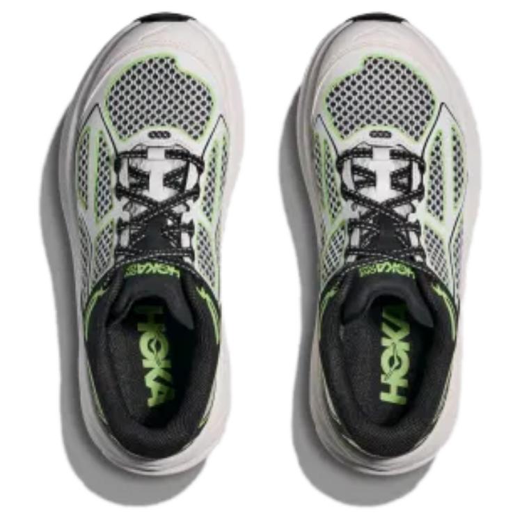 Lookbook HOKA Clifton One9 'White Black Green' 1155370-BWHT