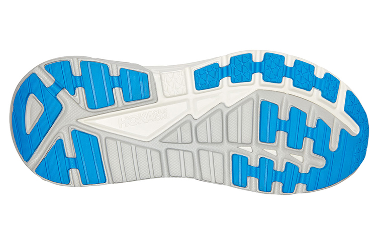 Shop HOKA ONE ONE Gaviota 4 低幫 跑步鞋 男款 藍白