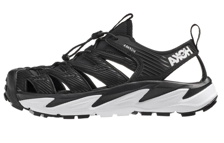 HOKA Hopara Sandal 'Black White' 1123112-BWHT