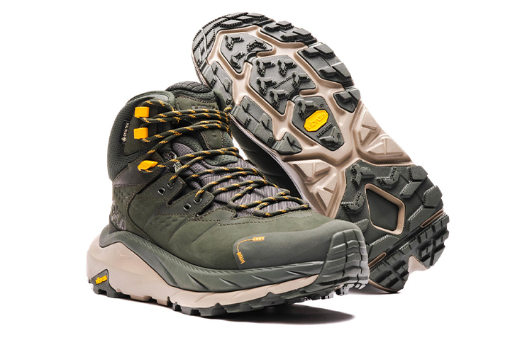 Shop HOKA ONE ONE Kaha 2 GTX 戶外功能鞋 綠色
