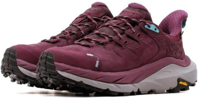 HOKA Kaha 2 Low GORE-TEX 'Grape Wine' Sepatu Pria Wanita 1123191-GWCS Lookbook HOKA Kaha 2 Low GORE-TEX 'Grape Wine' Sepatu Pria Wanita 1123191-GWCS