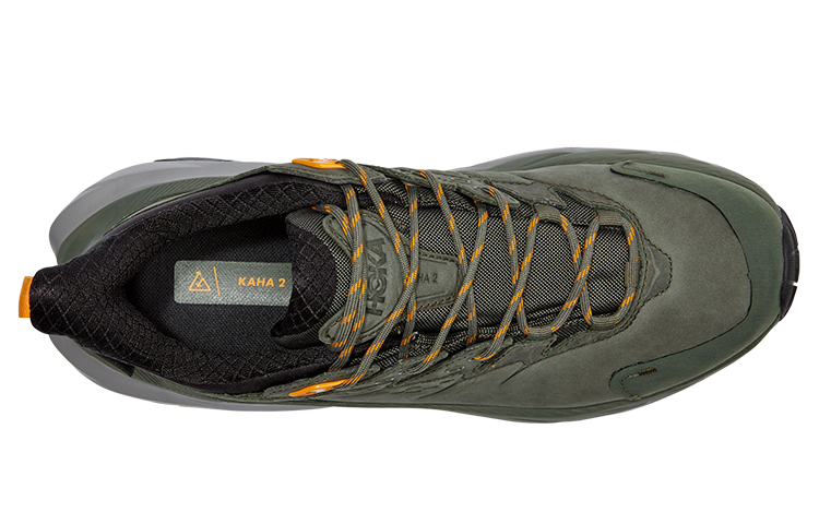 Lookbook HOKA Kaha 2 Low Gore-Tex 'Thyme Radiant Yellow' Lelaki & Wanita 1123190-TRYL