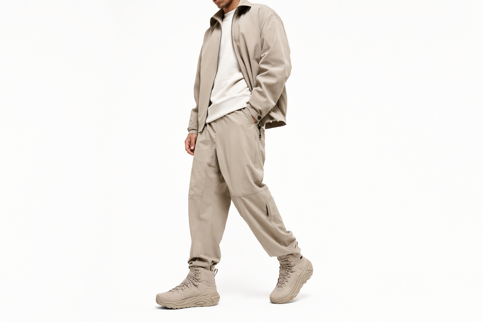 Order HOKA Kaha 3 GORE-TEX ''Raw Linen'' Sepatu Hiking Tahan Air 1162530-RWL