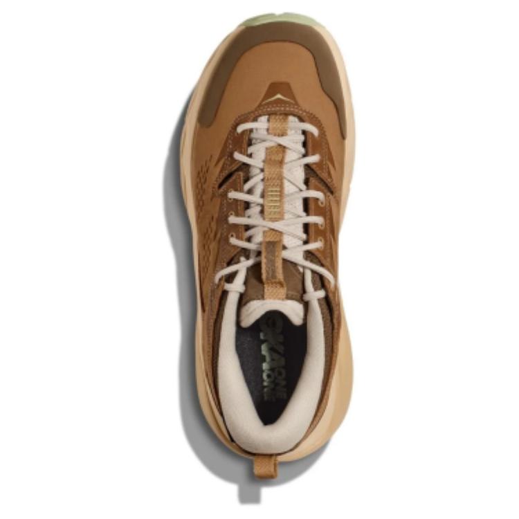 Lookbook HOKA Kaha Low GORE-TEX ''Elite Terrain System - Wheat Mushroom'' Lelaki & Wanita 1150913-WSH