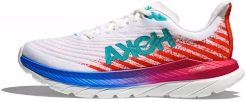 HOKA Mach 5 2E Wide 'White Fire Red' 1136677-WFM HOKA Mach 5 2E Wide 'White Fire Red' 1136677-WFM