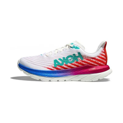 HOKA Mach 5 2E Wide 'White Fire Red'