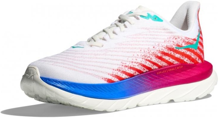 HOKA Mach 5 2E Wide 'Putih Merah Api' 1136677-WFM Shop HOKA Mach 5 2E Wide 'Putih Merah Api' 1136677-WFM